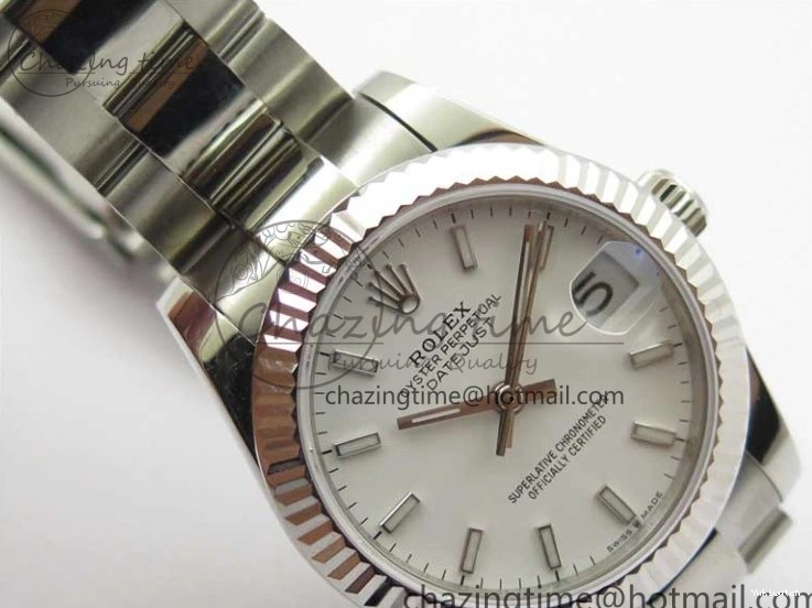 Dial Sticks Oyster White Bracelet Maker Best Edition BP 31mm Marker Datejust 278271 SS on 1227